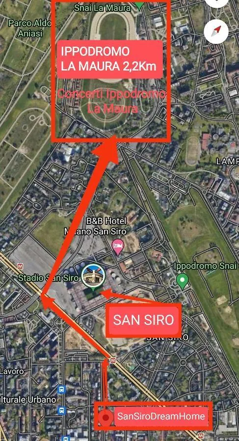San Siro Dream Home -Apartment With Garage-Milano 0*, Milano